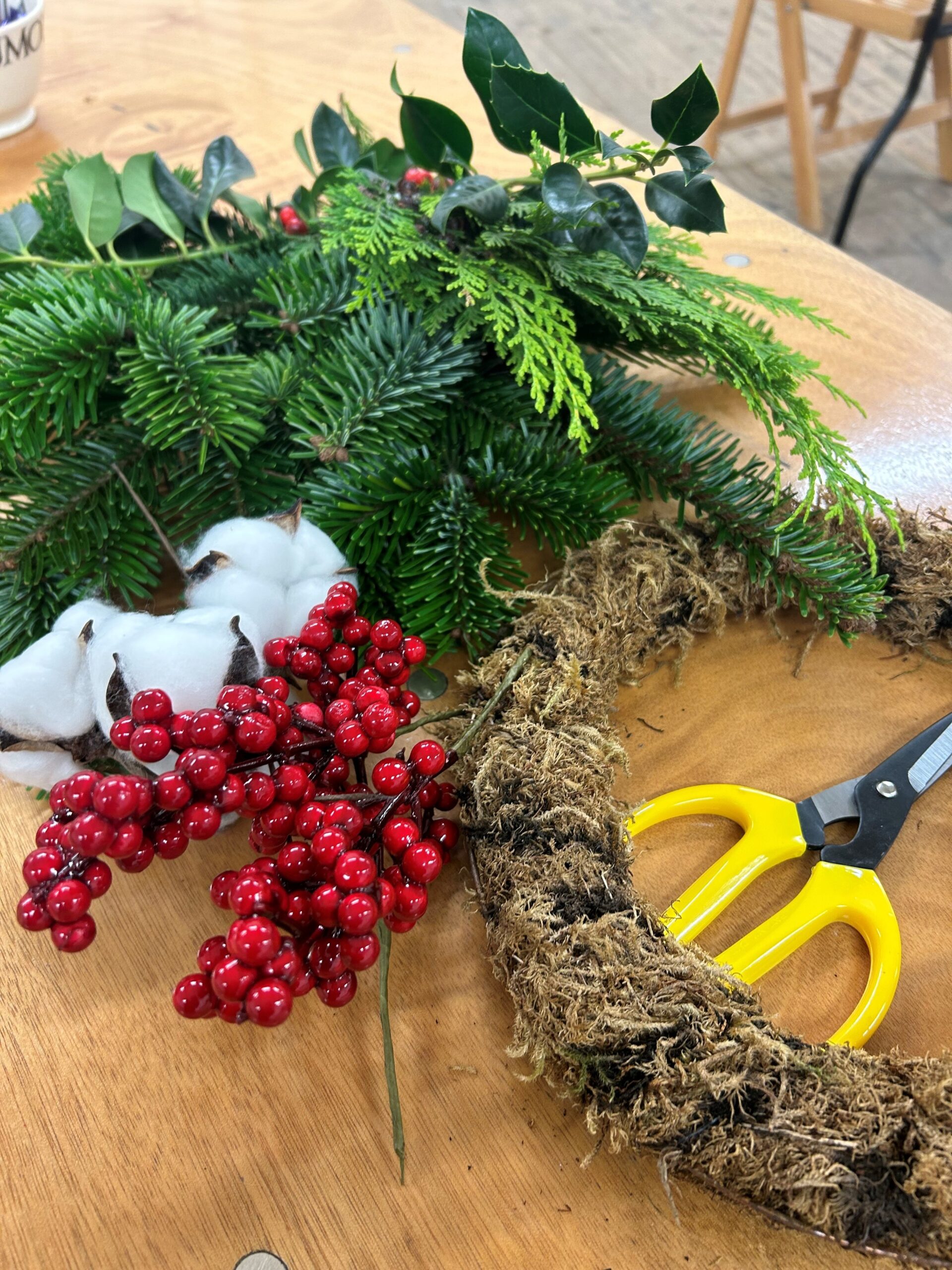 wreath making 5